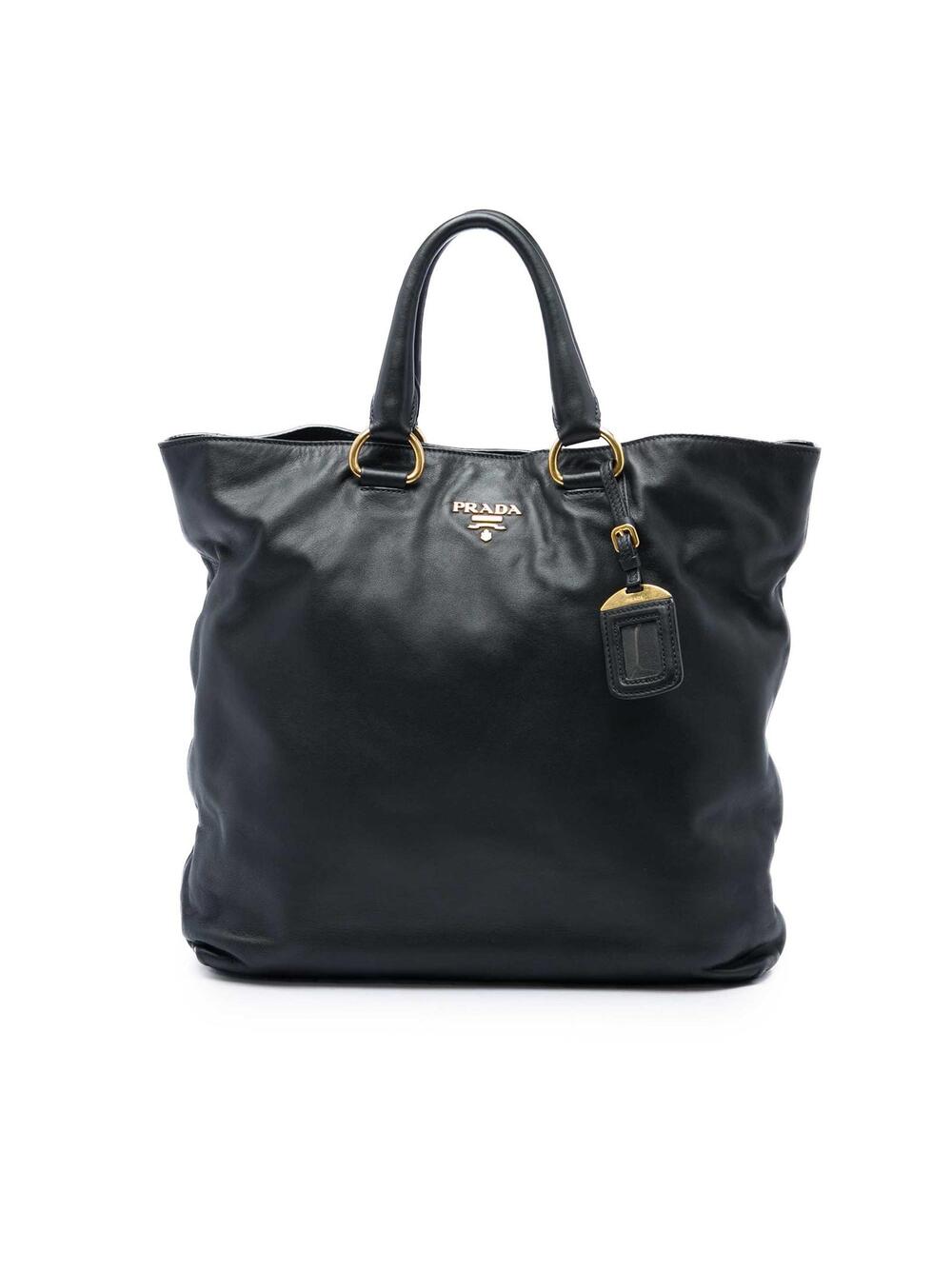 Prada Soft Calf Open Convertible Tote #341349P65B